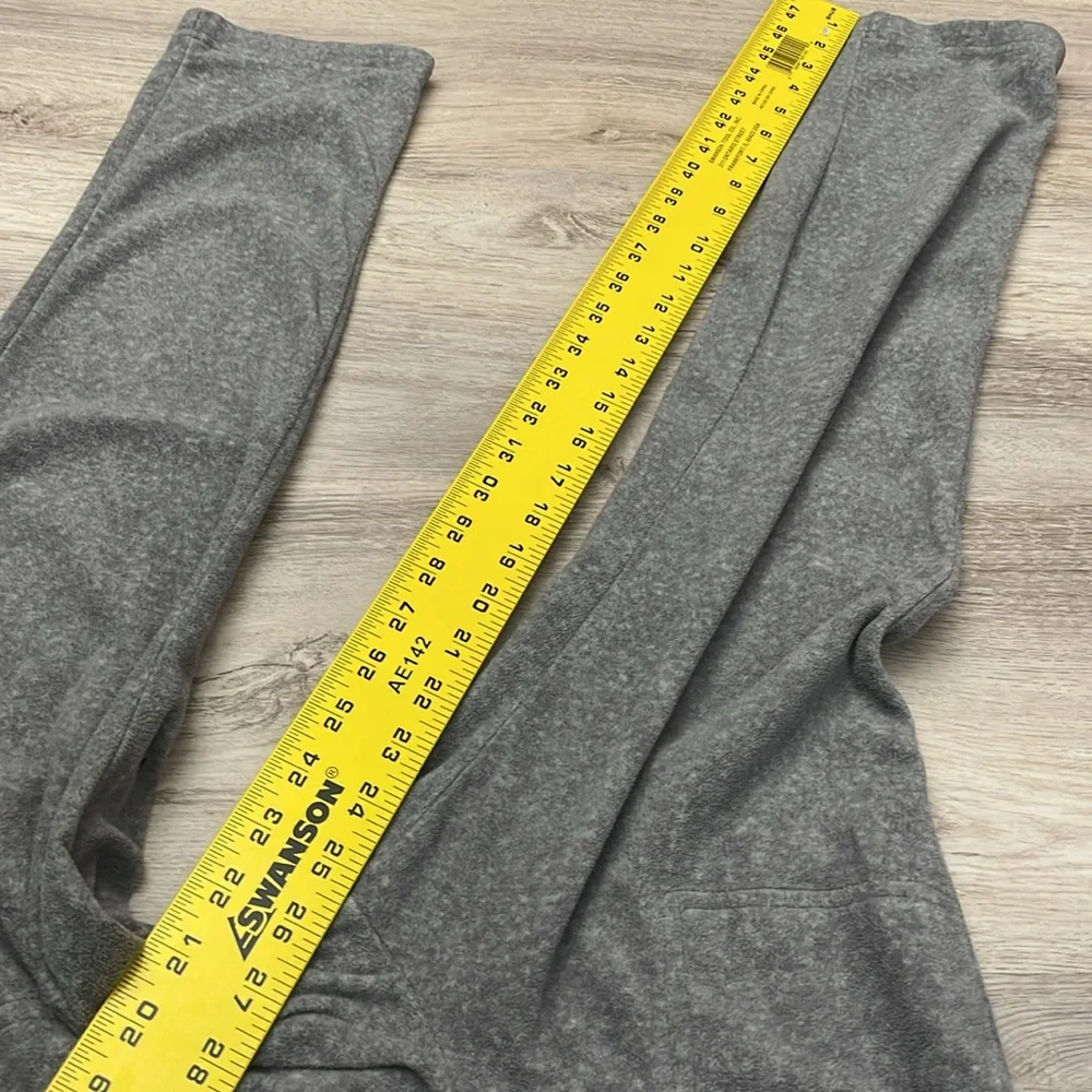 OshKosh B'gosh Gray Velvet Pull On Elastic Drawstring Waist Girls Pants Size 12